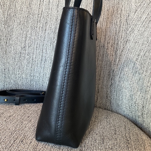 Madewell Zip Top Transport Tote True Black - Picture 7 of 16